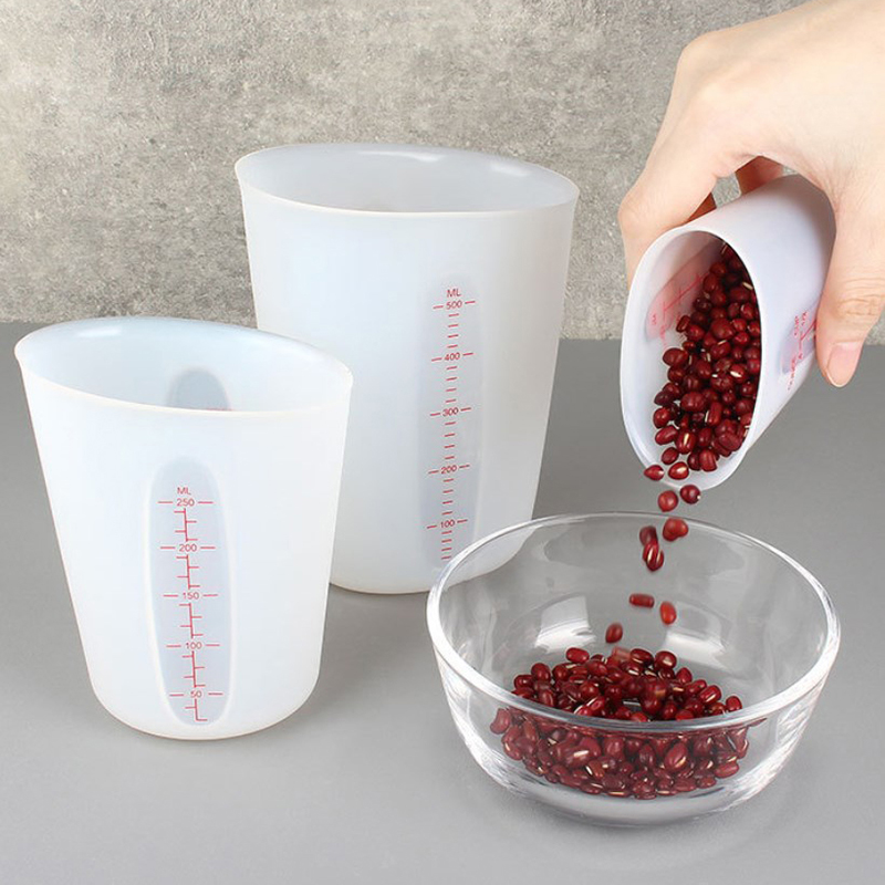 Jewelry Making Techniques - 125/250/500ml Silicone Measuring Cup Tools With