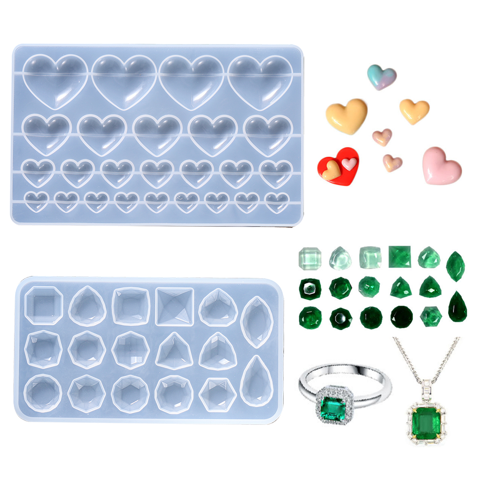 Jewelry Making Techniques - Love Heart Silicone Mold Jewelry Making