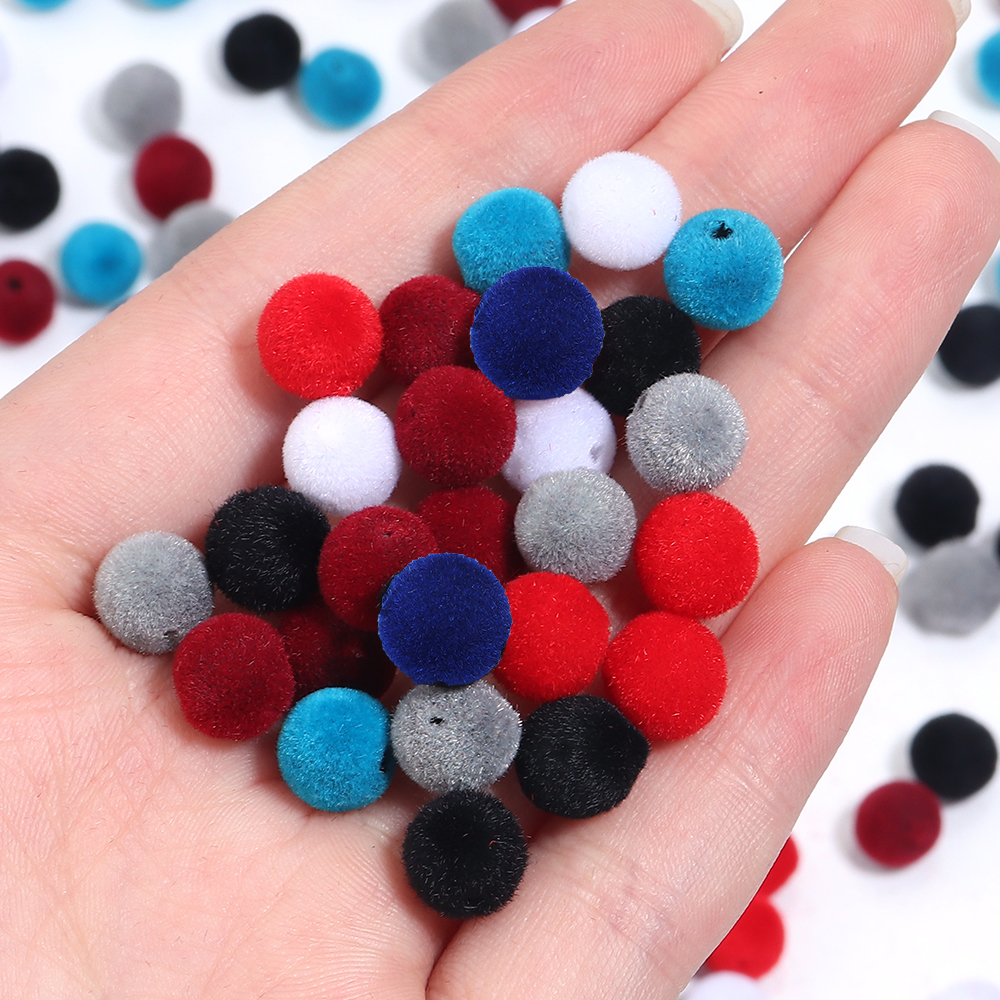 Bead Mat Velvet - 100pcs/lot 8 10mm Resin Beads Velvet