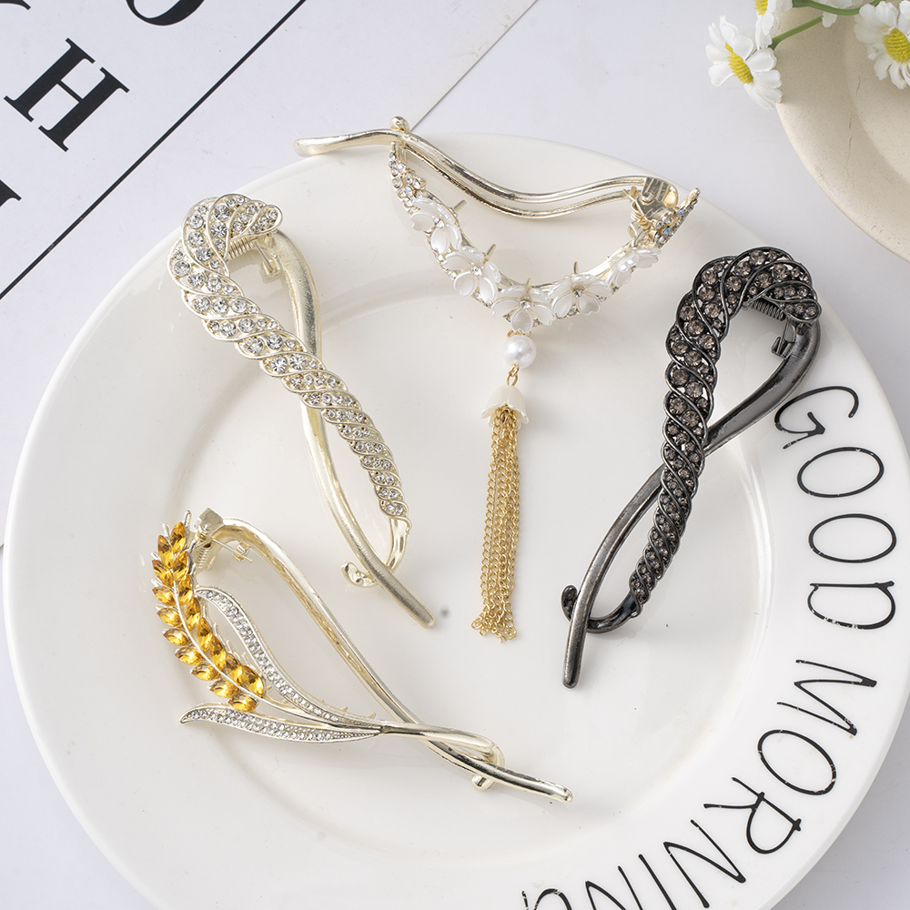 Rhinestone Tassel Hair Claw Cl - Jewelry Making Adults recensione e prezzo
