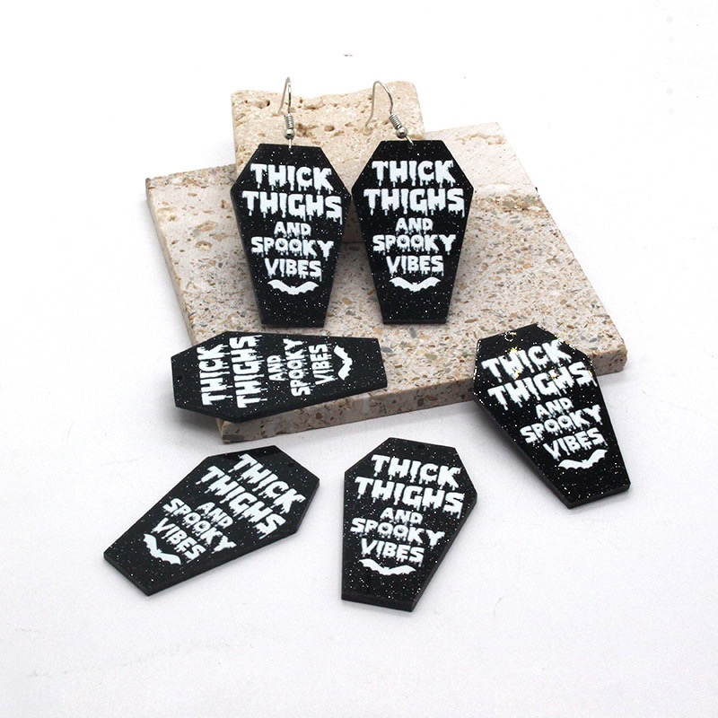 10pcs acrylic dark coffin quot - Jewelry Making Quotes recensione e prezzo