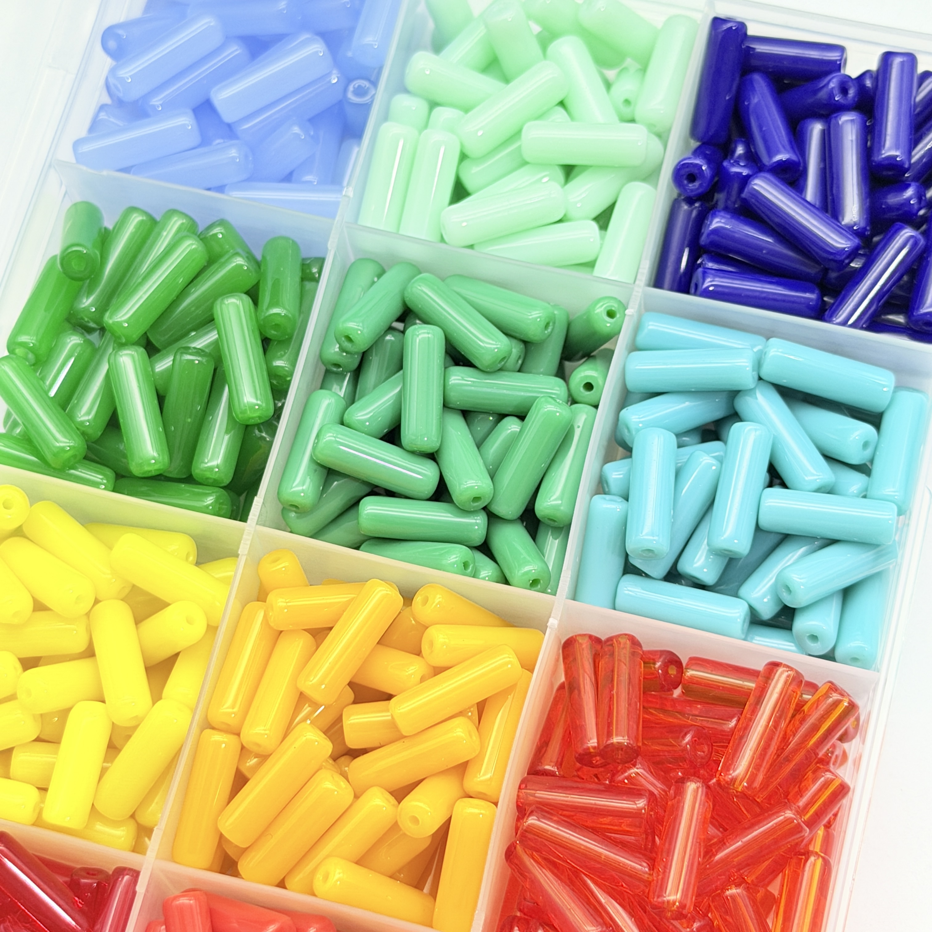 50-400pcs 4x13mm Solid Color L - Seed Bead Tube recensione e prezzo