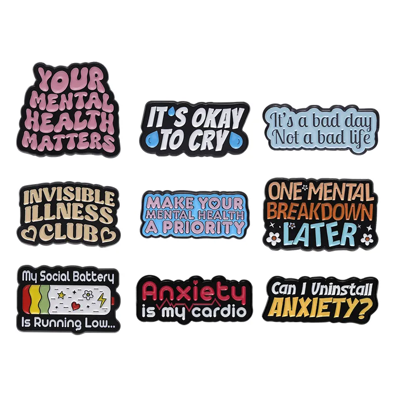 Quote Anxiety Brooch Enamel Pi - Jewelry Making Quotes recensione e prezzo