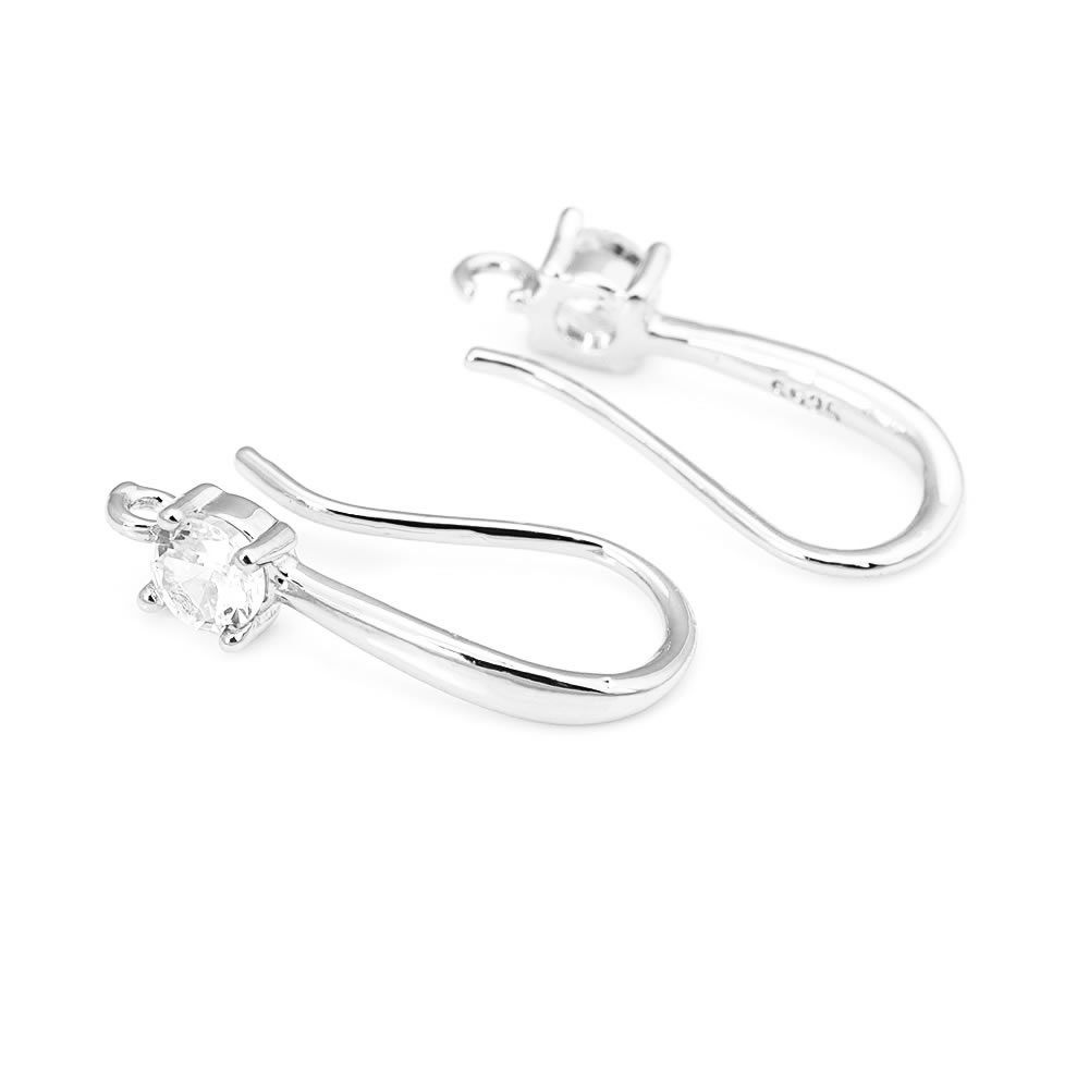18K Gold Color Brass with Zirc - Jewelry Making Earring Supplies recensione e prezzo