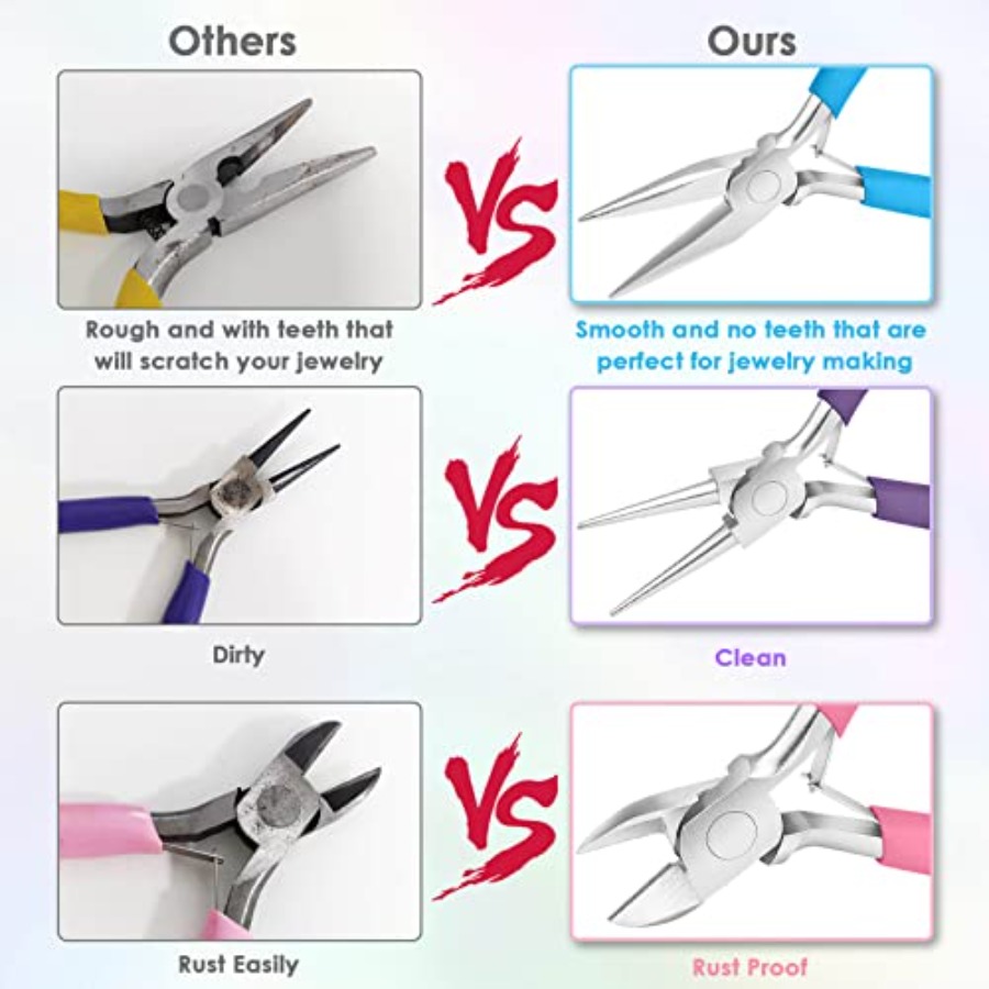 Pliers for Jewelry Making, Jew - Jewelry Making Pliers Set recensione e prezzo