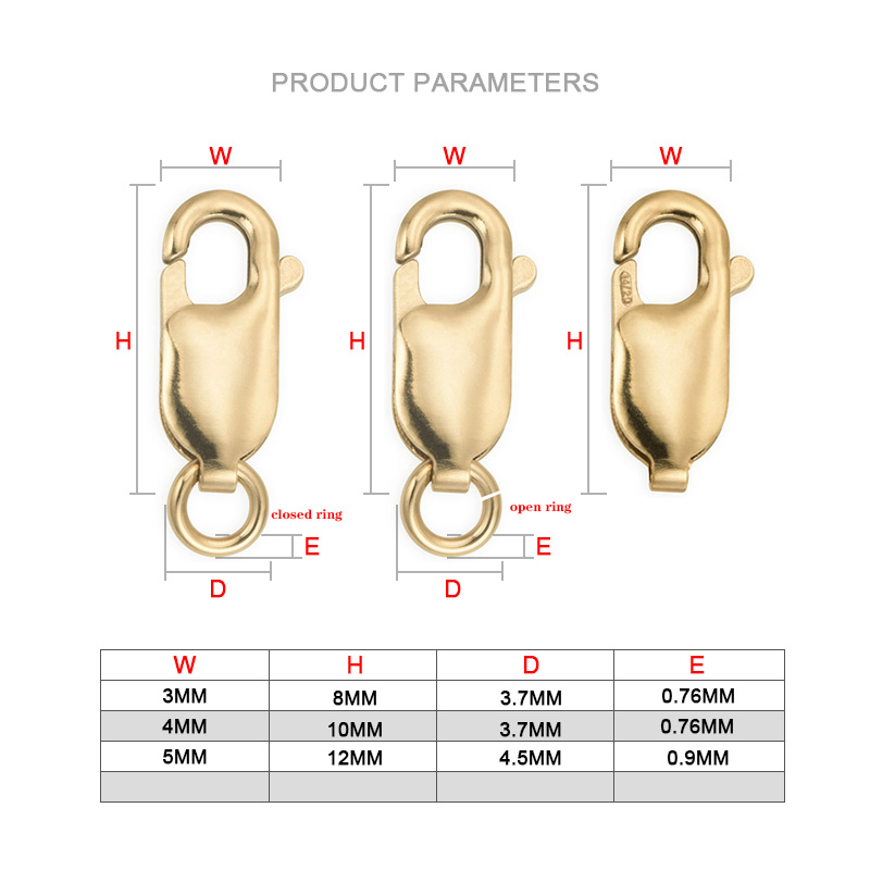 Lobster Clasp 14K Gold Filled  - Jewelry Making Ideas recensione e prezzo