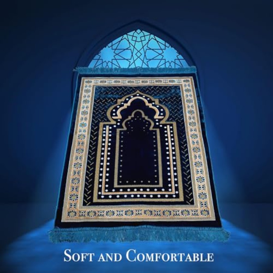 TB Muslim Prayer Rug Islamic,  - Bead Mat Velvet recensione e prezzo