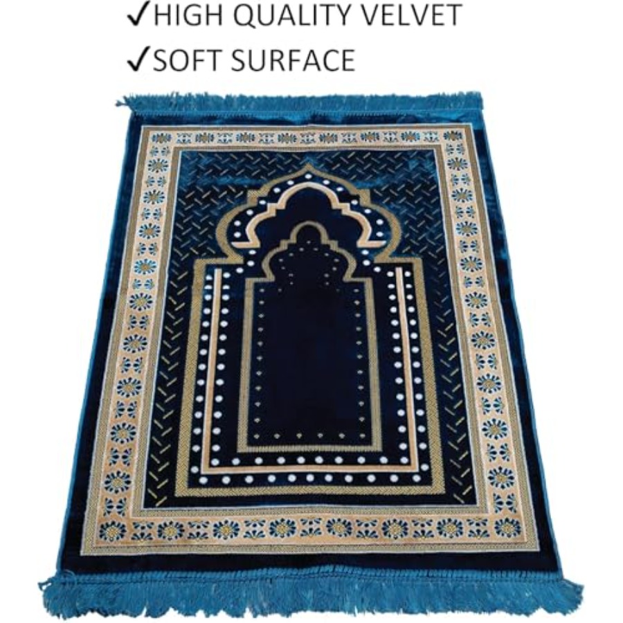TB Muslim Prayer Rug Islamic,  - Bead Mat Velvet recensione e prezzo