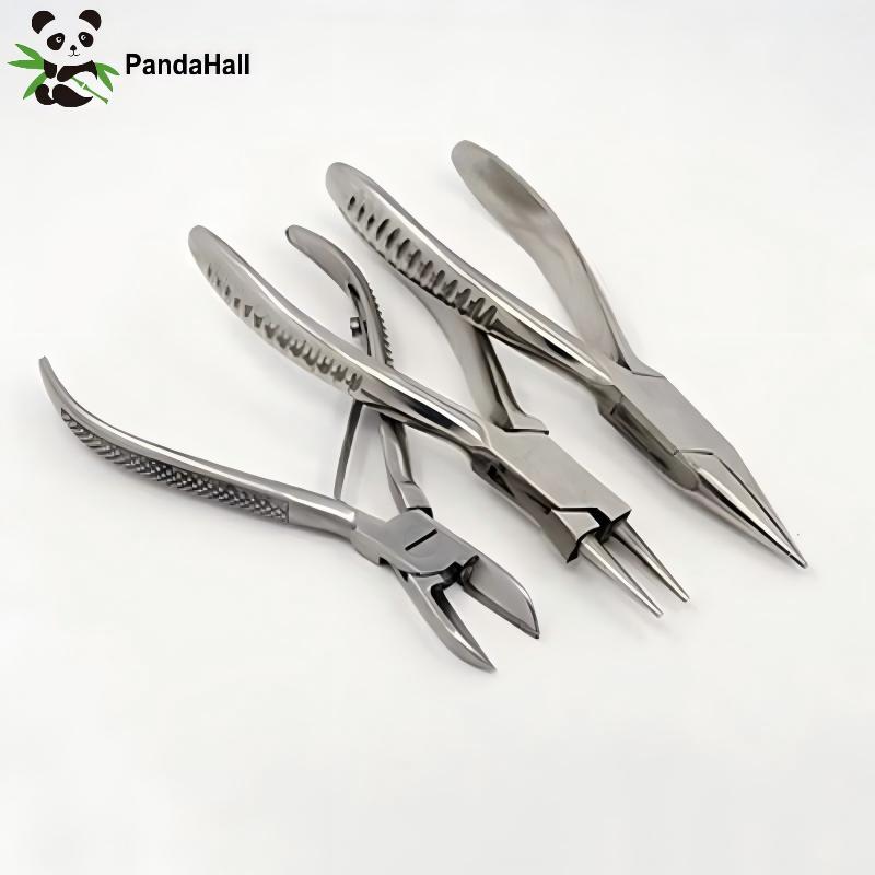 PandaHall 3pcs/set Carbon Stee - Jewelry Making Pliers Set recensione e prezzo