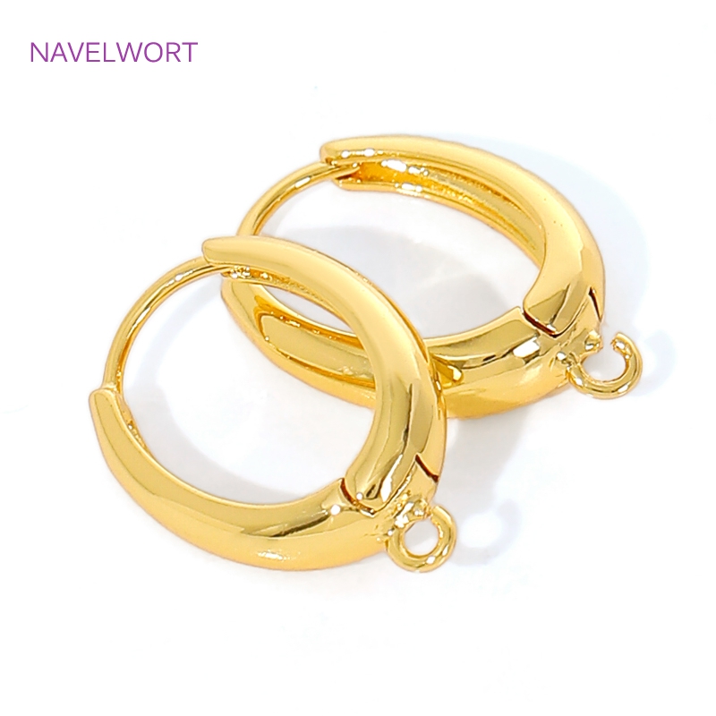 18K Gold Plated Brass Earwires - Jewelry Making Earring Supplies recensione e prezzo