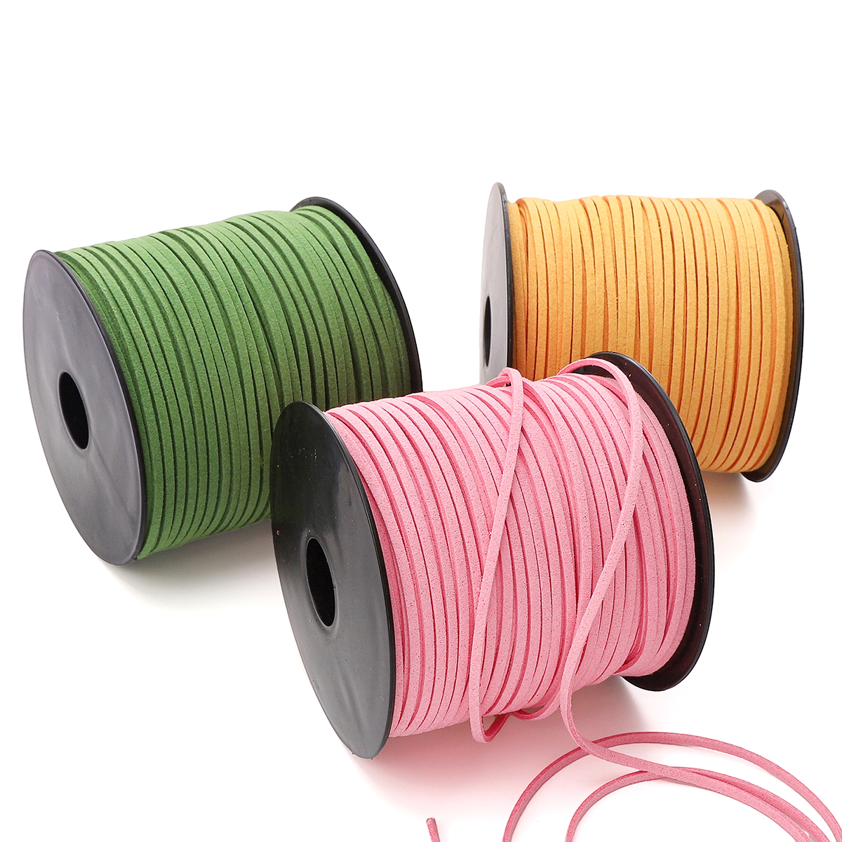 3mm Faux Suede Braided Cord Ko - Bead Mat Velvet recensione e prezzo