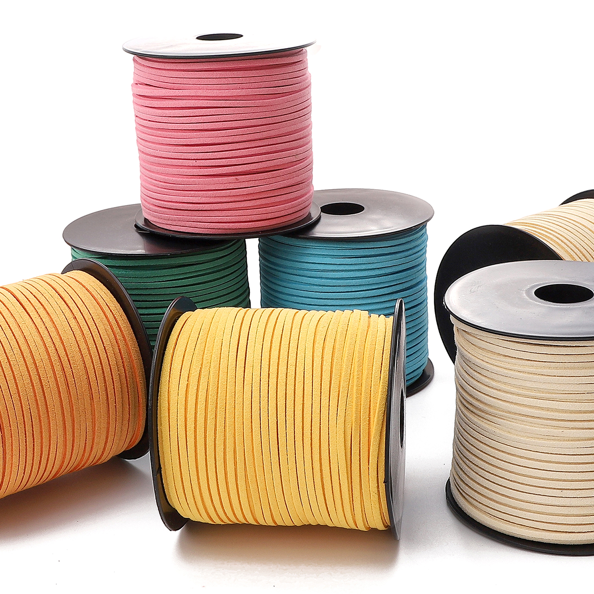 3mm Faux Suede Braided Cord Ko - Bead Mat Velvet recensione e prezzo