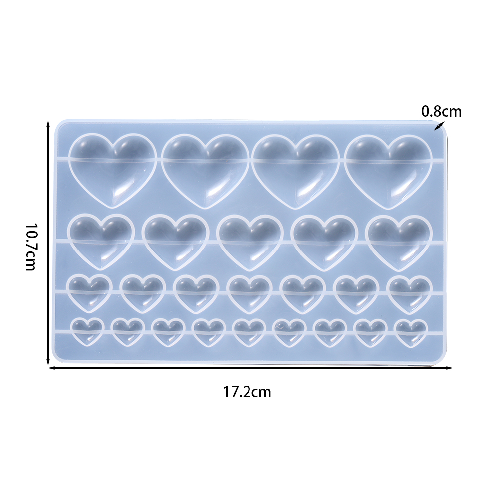 Love Heart Silicone Mold Jewel - Jewelry Making Techniques recensione e prezzo