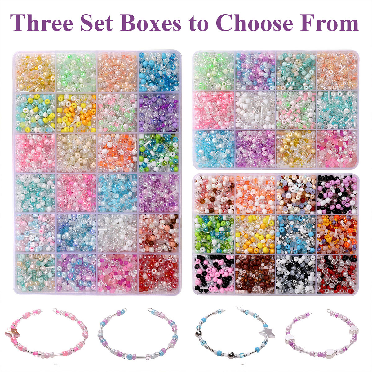 24 Grid Mixed Size Glass Seed  - Seed Bead Tube recensione e prezzo