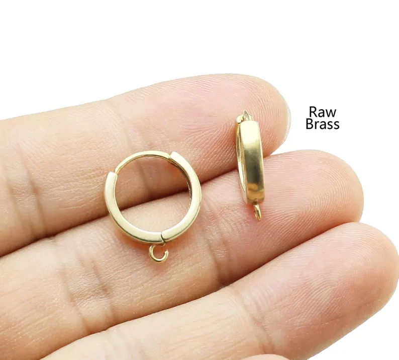10pcs Brass Ear Hoops, Leverba - Jewelry Making Earring Supplies recensione e prezzo