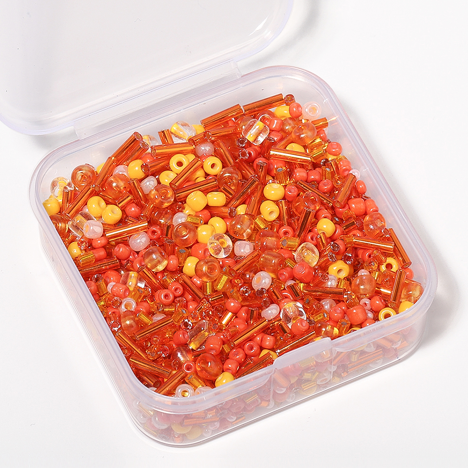 700Pcs/box Orange Japanese See - Seed Bead Tube recensione e prezzo