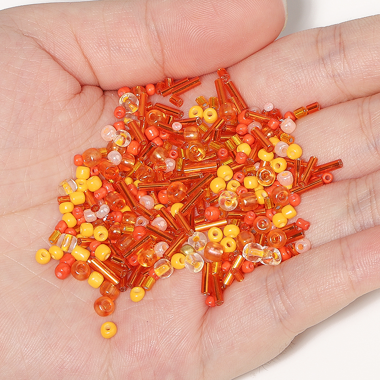 700Pcs/box Orange Japanese See - Seed Bead Tube recensione e prezzo