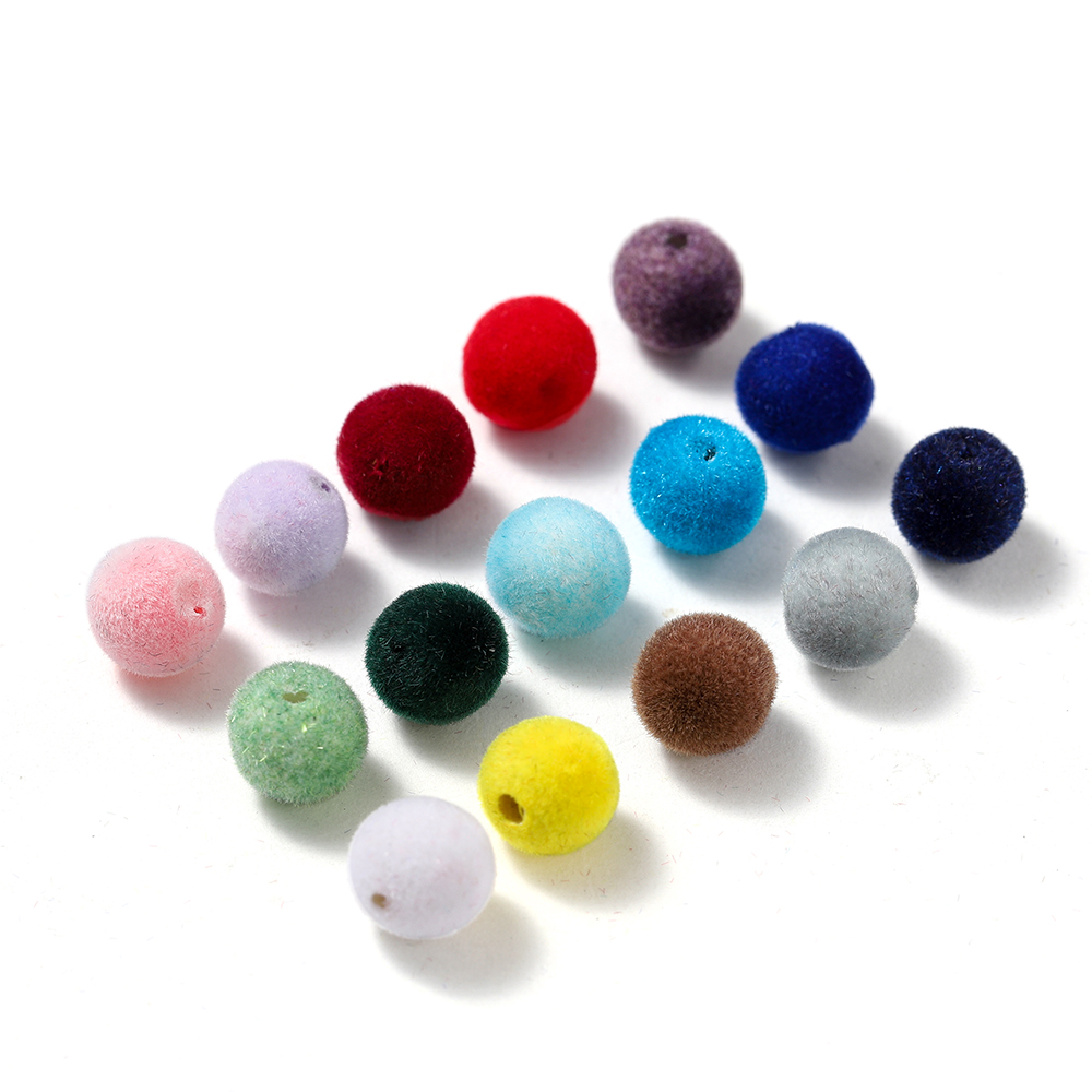 30Pcs 8/10mm Colorful Acrylic  - Bead Mat Velvet recensione e prezzo