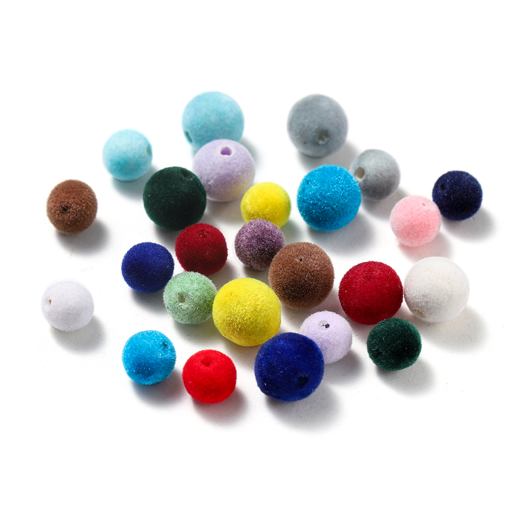 30Pcs 8/10mm Colorful Acrylic  - Bead Mat Velvet recensione e prezzo