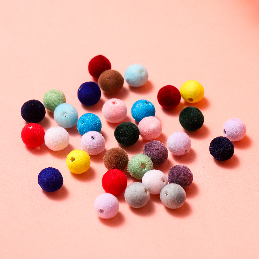 30Pcs 8/10mm Colorful Acrylic  - Bead Mat Velvet recensione e prezzo