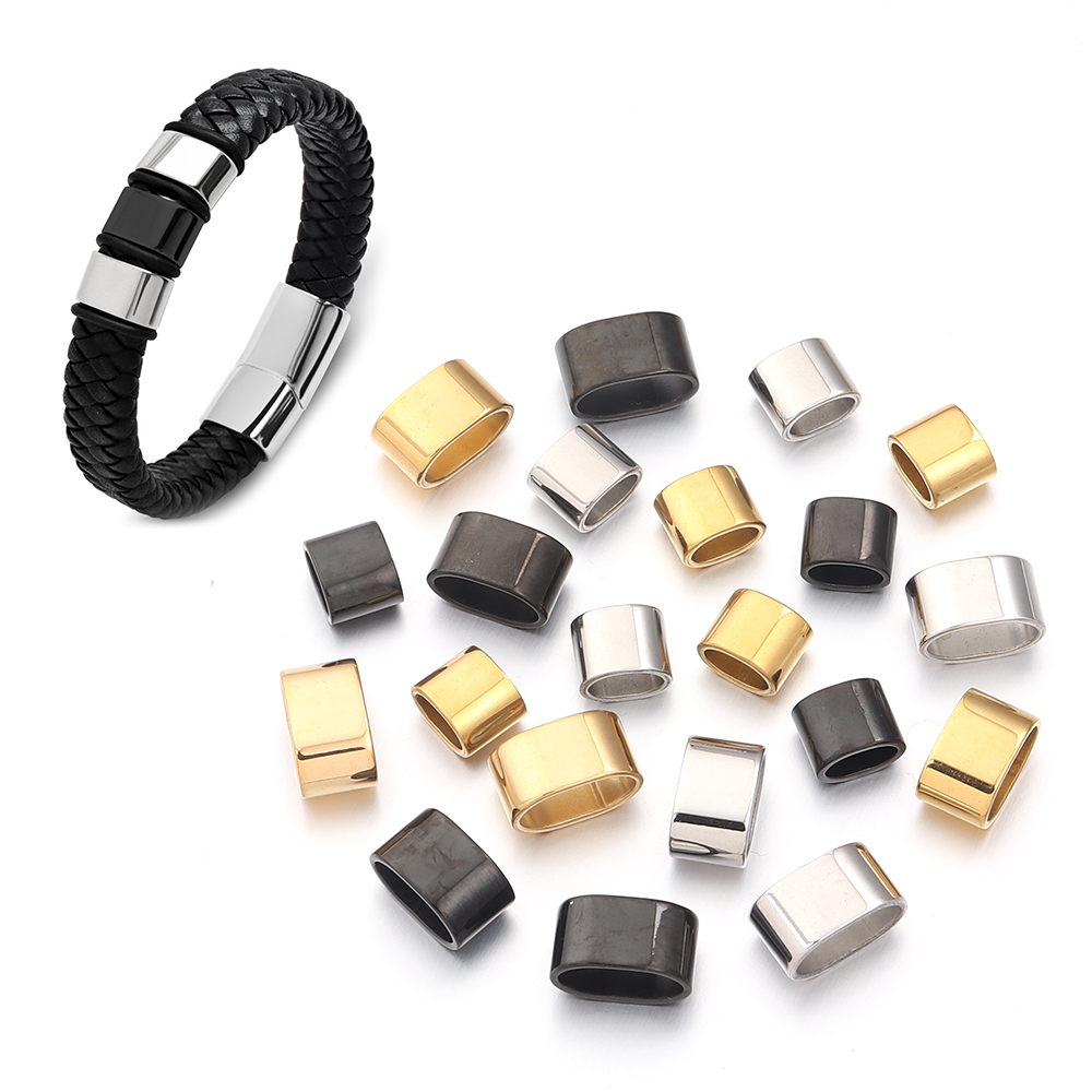 6pcs Flat Stainless Steel Tube - Jewelry Making Ideas recensione e prezzo
