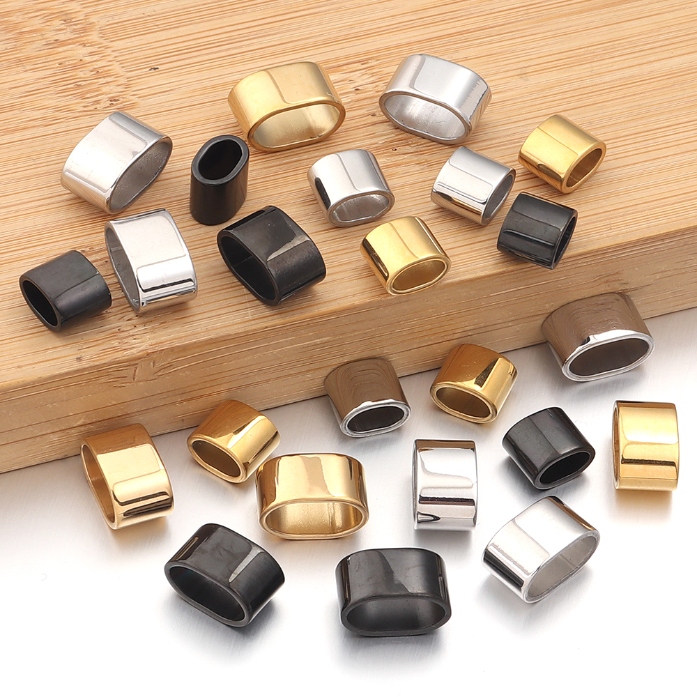 6pcs Flat Stainless Steel Tube - Jewelry Making Ideas recensione e prezzo