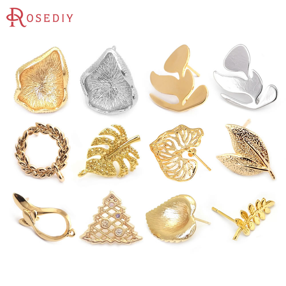 18K Gold Color Brass Lotus Lea - Jewelry Making Earring Supplies recensione e prezzo