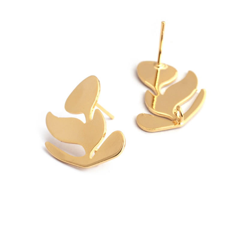18K Gold Color Brass Lotus Lea - Jewelry Making Earring Supplies recensione e prezzo