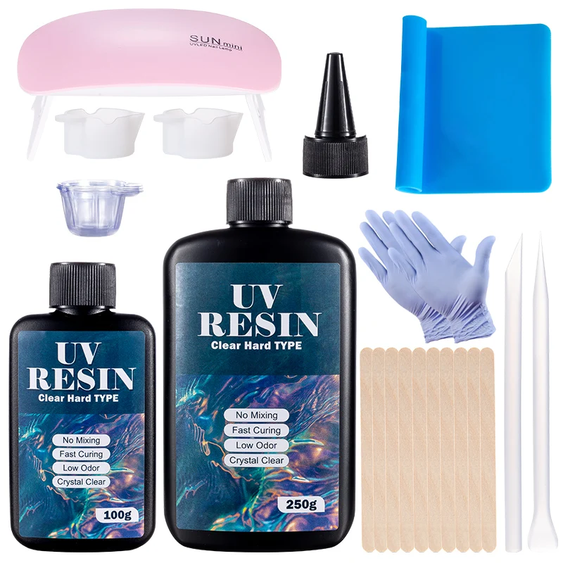 Hard UV Resin Glue Kit Fast Cu - Jewelry Making Techniques recensione e prezzo