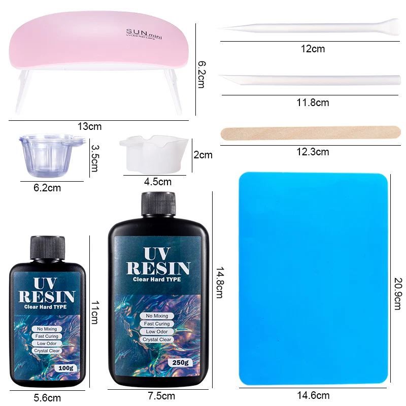 Hard UV Resin Glue Kit Fast Cu - Jewelry Making Techniques recensione e prezzo