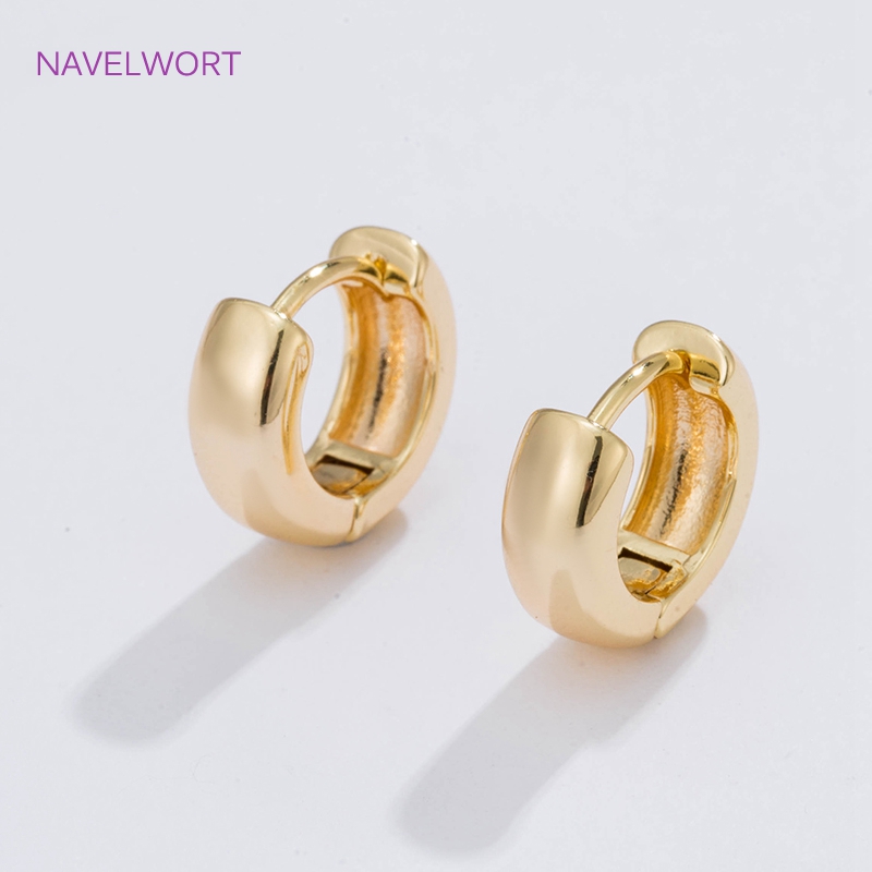 6 Sizes Gold Plated Circle Hoo - Jewelry Making Earring Supplies recensione e prezzo