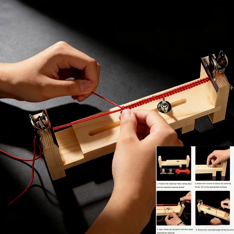 Solid Wood Bracelet Weaving Fi - Jewelry Making Table recensione e prezzo