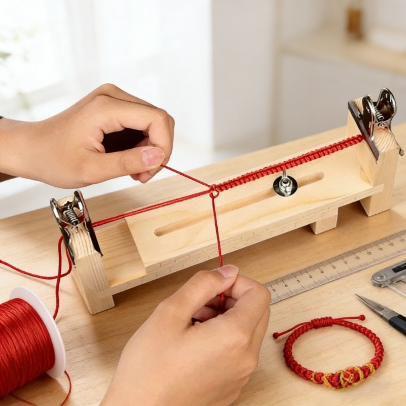 Solid Wood Bracelet Weaving Fi - Jewelry Making Table recensione e prezzo