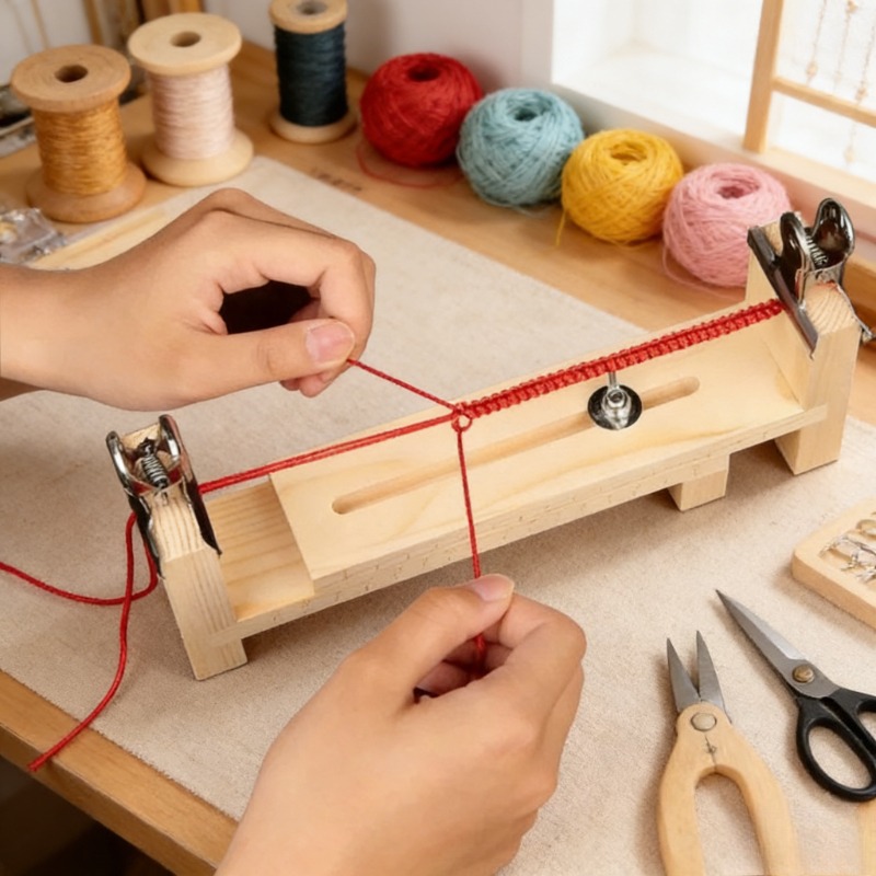 Solid Wood Bracelet Weaving Fi - Jewelry Making Table recensione e prezzo