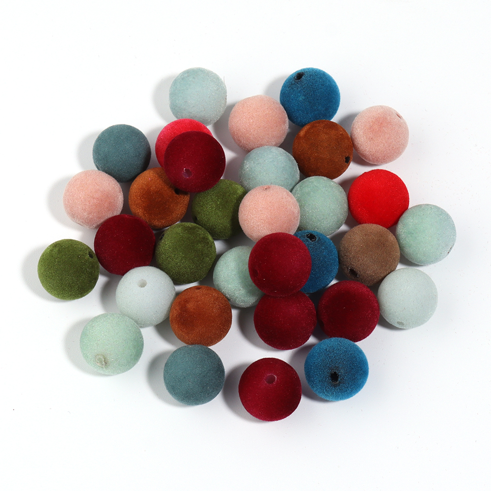 10Pcs/Lot 16mm Colorful Acryli - Bead Mat Velvet recensione e prezzo