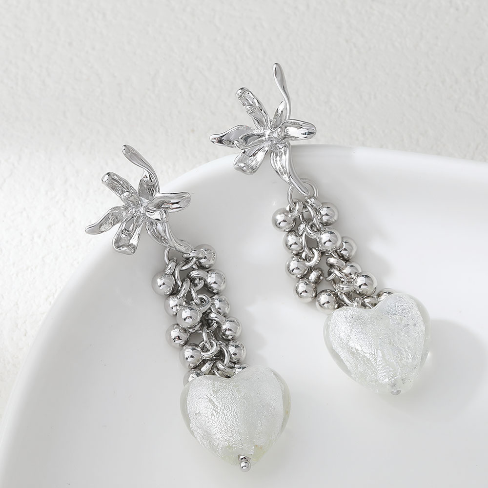 4PCS Dainty Flower Shape Ear S - Jewelry Making Earring Supplies recensione e prezzo