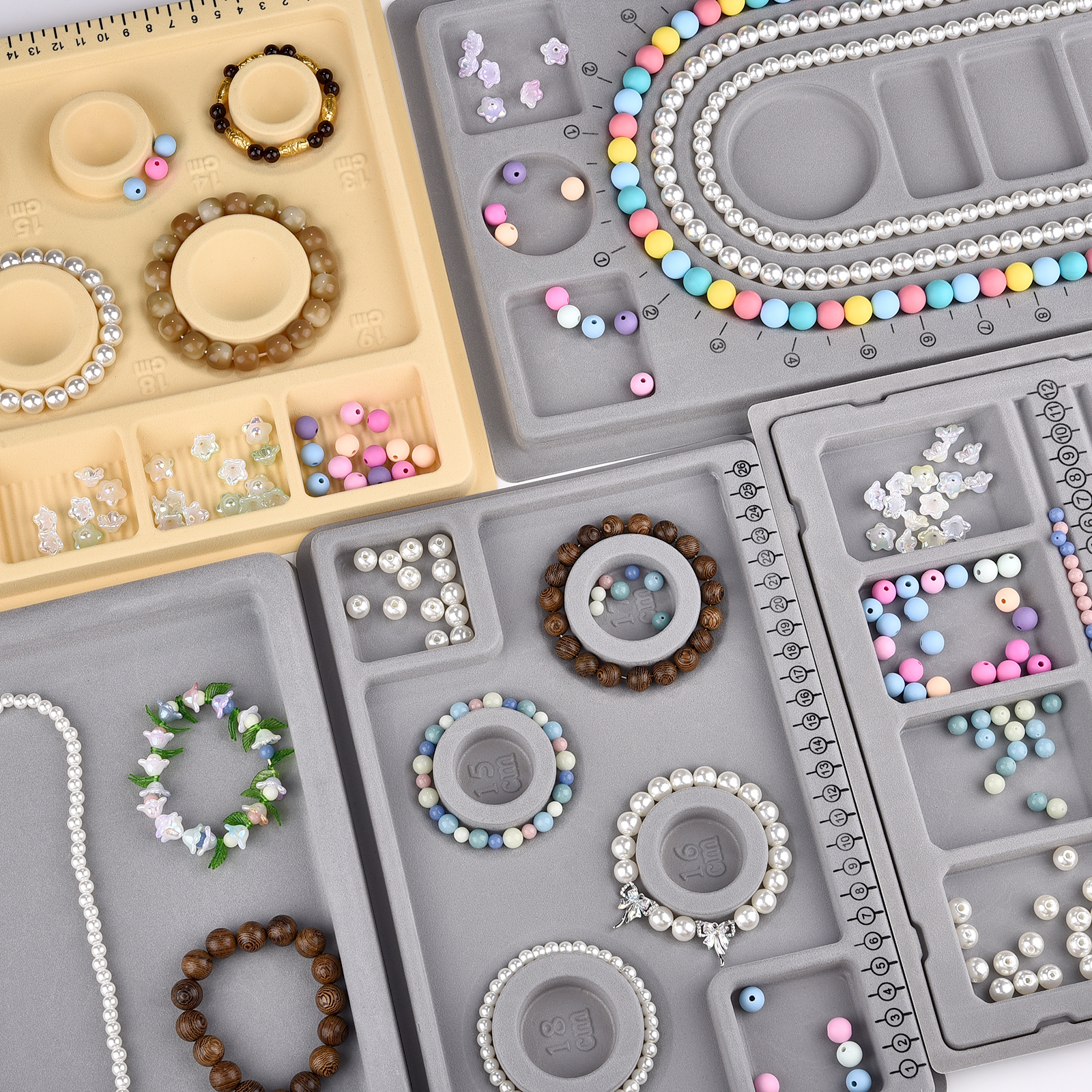 Flocked Bead Board Bracelet Ne - Bead Mat Velvet recensione e prezzo