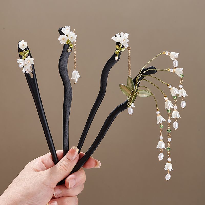 Wooden Flower Hairpin Vintage  - Jewelry Making Adults recensione e prezzo