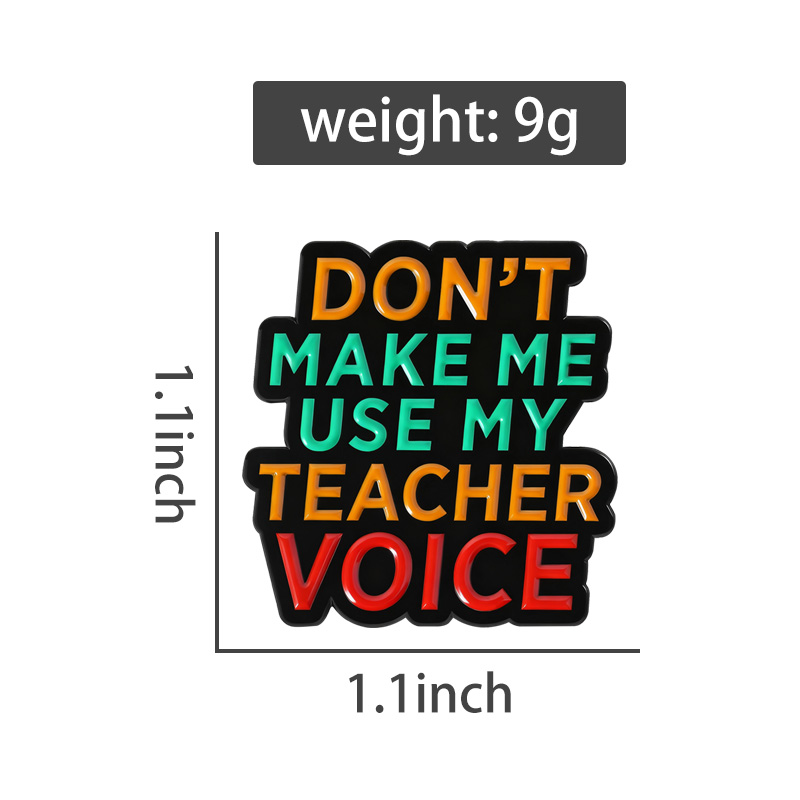 Teacher Vibes Enamel Pins Don' - Jewelry Making Quotes recensione e prezzo