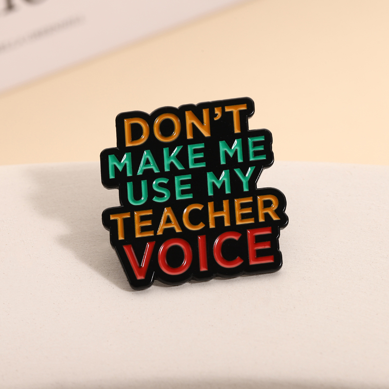 Teacher Vibes Enamel Pins Don' - Jewelry Making Quotes recensione e prezzo