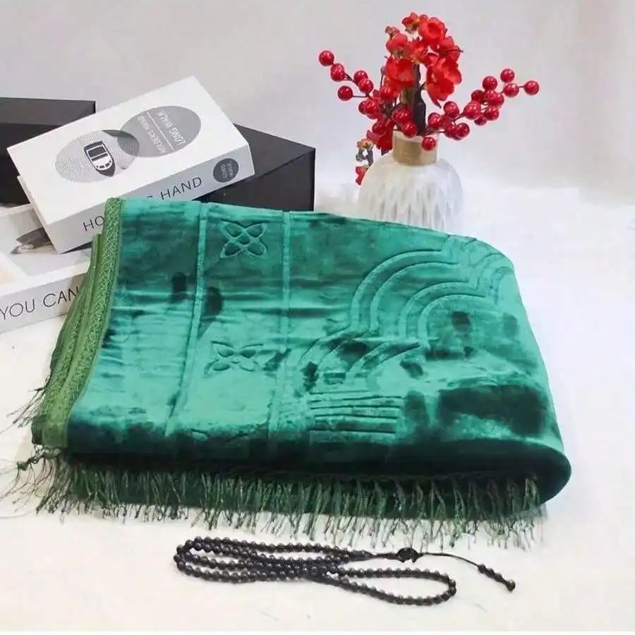 Prayer Rug Muslim Velvet Mat I - Bead Mat Velvet recensione e prezzo