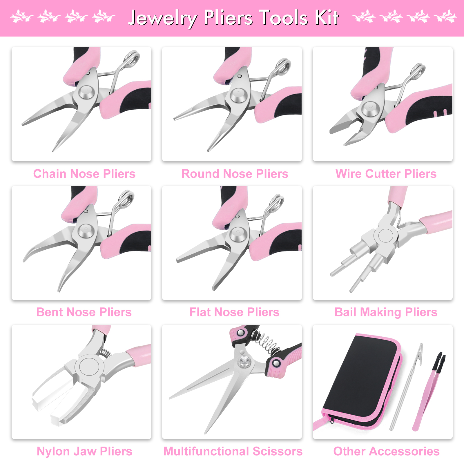 NEWACALOX Mini Jewelry Pliers  - Jewelry Making Pliers Set recensione e prezzo