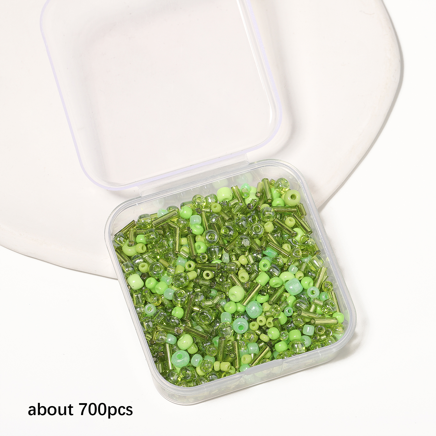 700Pcs/box Green Japanese Seed - Seed Bead Tube recensione e prezzo