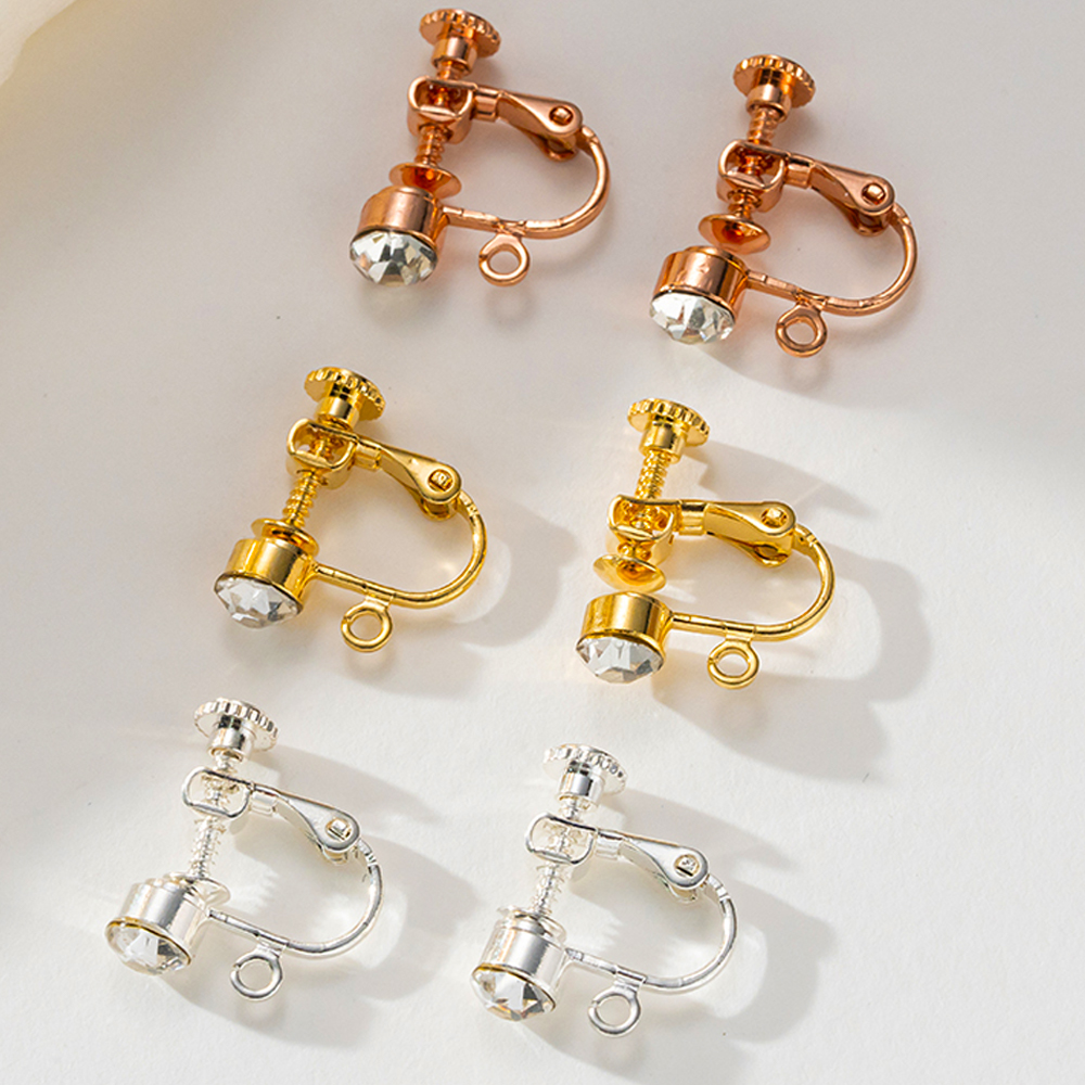 10pcs Brass Clip on Earring Co - Jewelry Making Earring Supplies recensione e prezzo