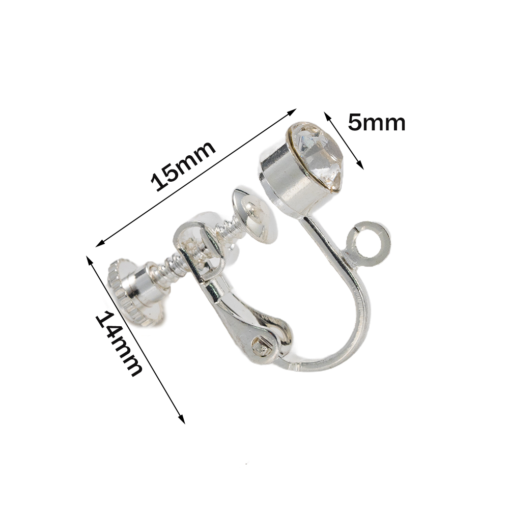 10pcs Brass Clip on Earring Co - Jewelry Making Earring Supplies recensione e prezzo