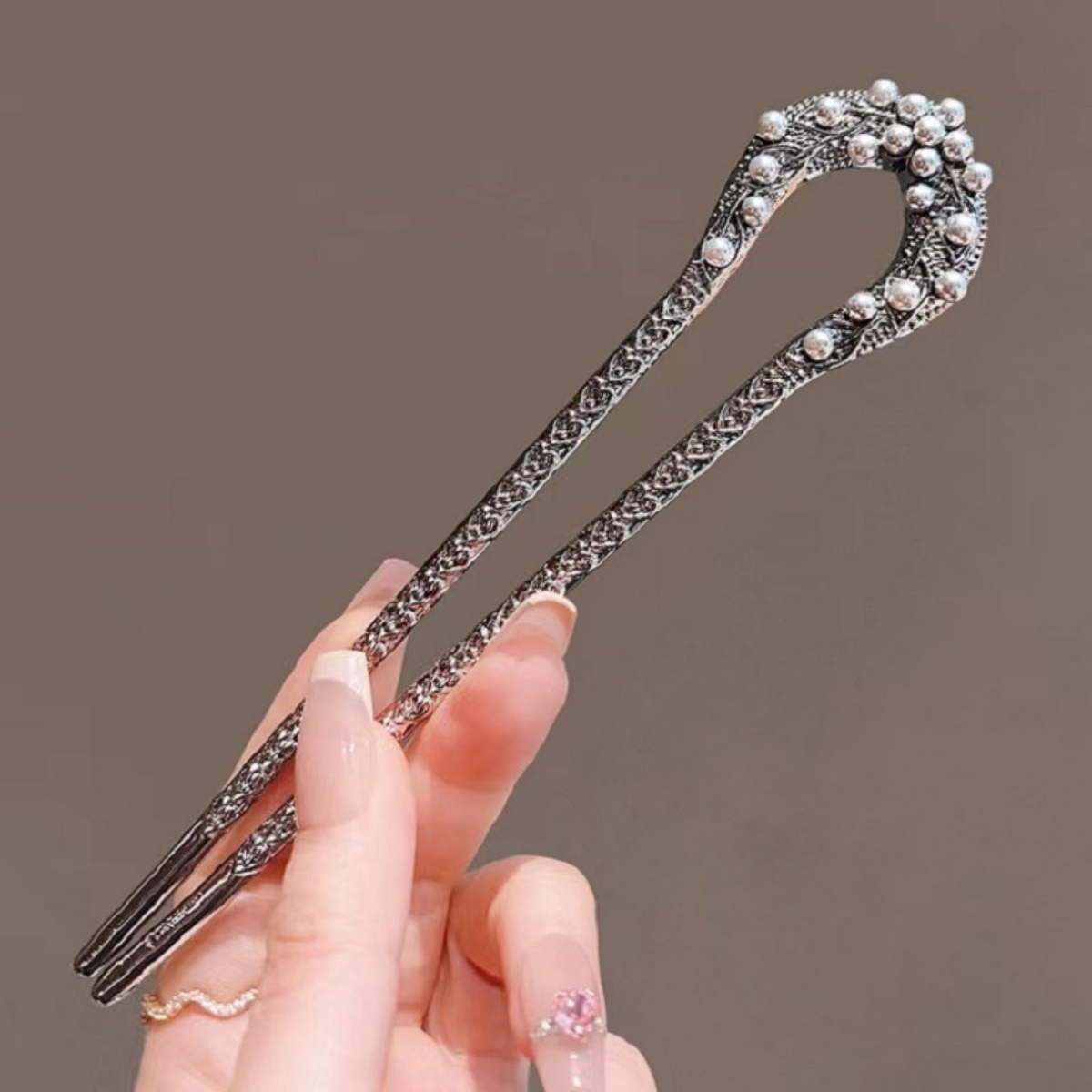 New Pearl U Shaped Hairpin For - Jewelry Making Adults recensione e prezzo