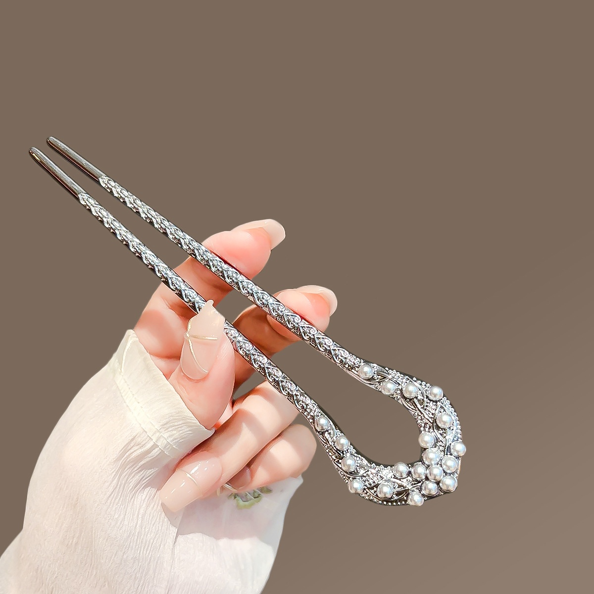 New Pearl U Shaped Hairpin For - Jewelry Making Adults recensione e prezzo