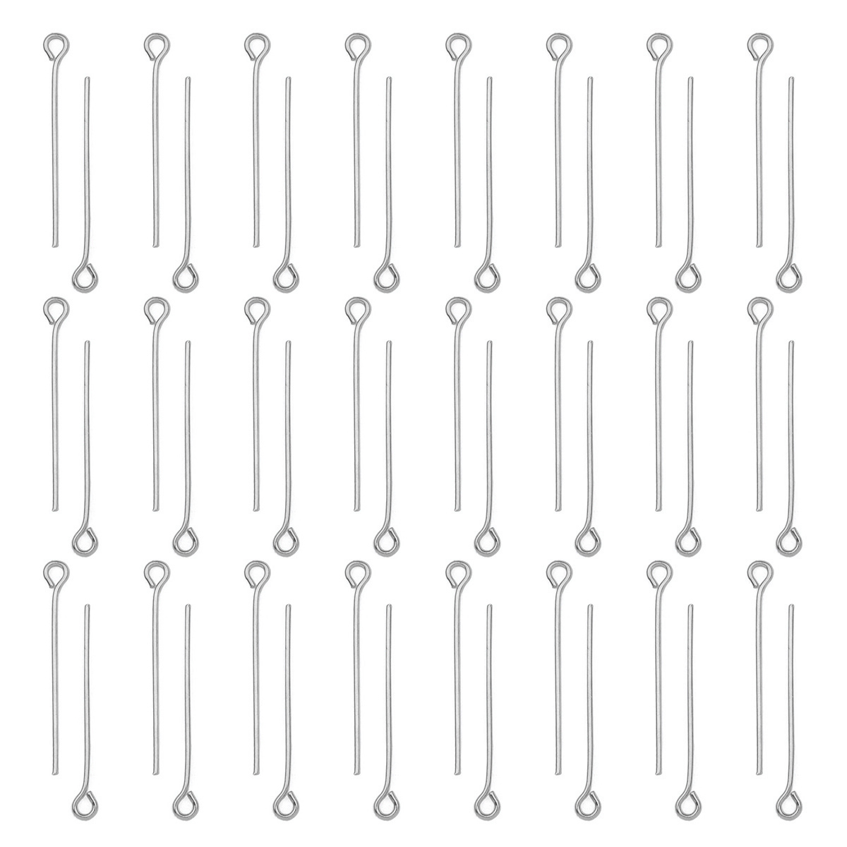 100Pcs/Lot Stainless Steel Eye - Jewelry Making Earring Supplies recensione e prezzo