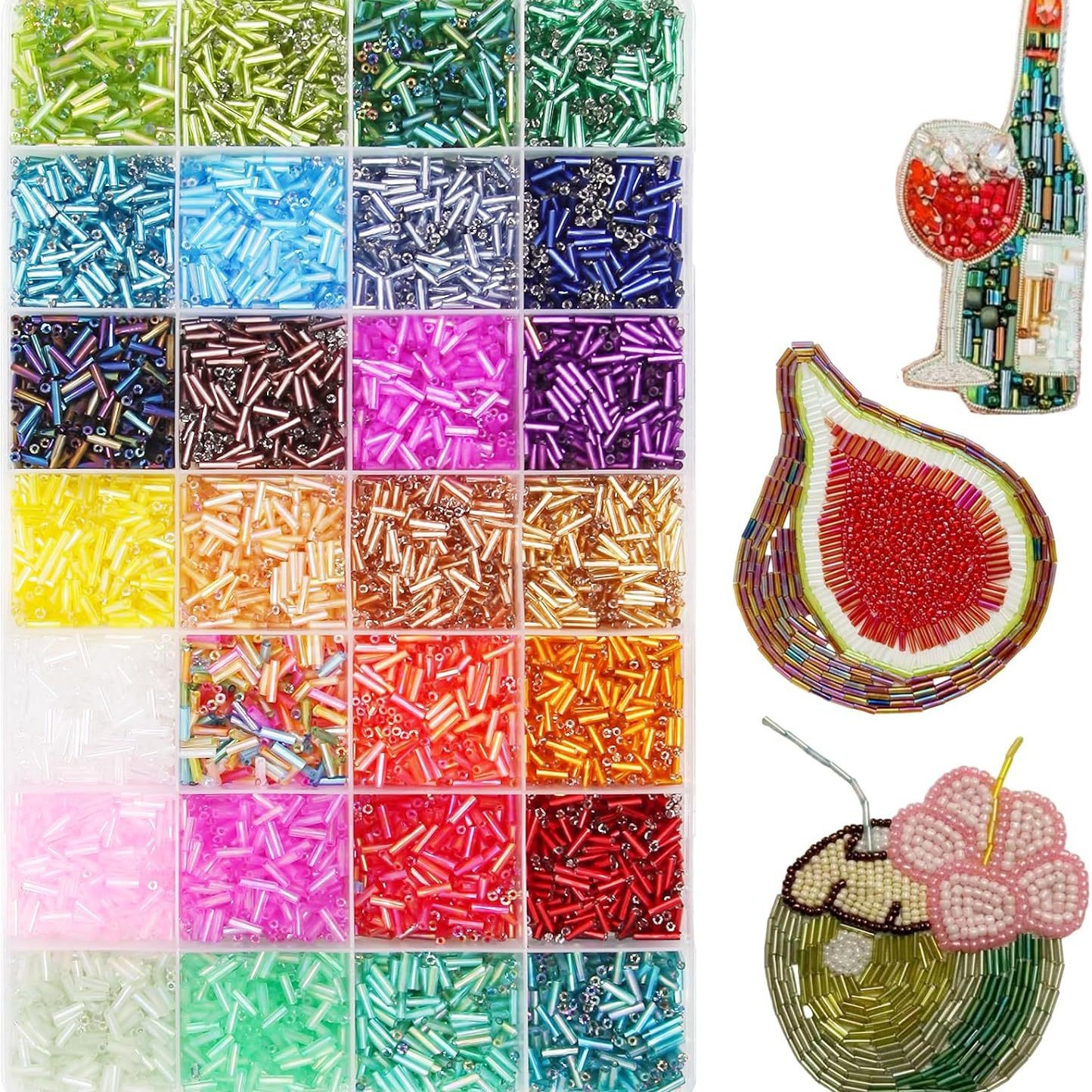 About 6720Pcs/Box 7mm 28 Color - Seed Bead Tube recensione e prezzo
