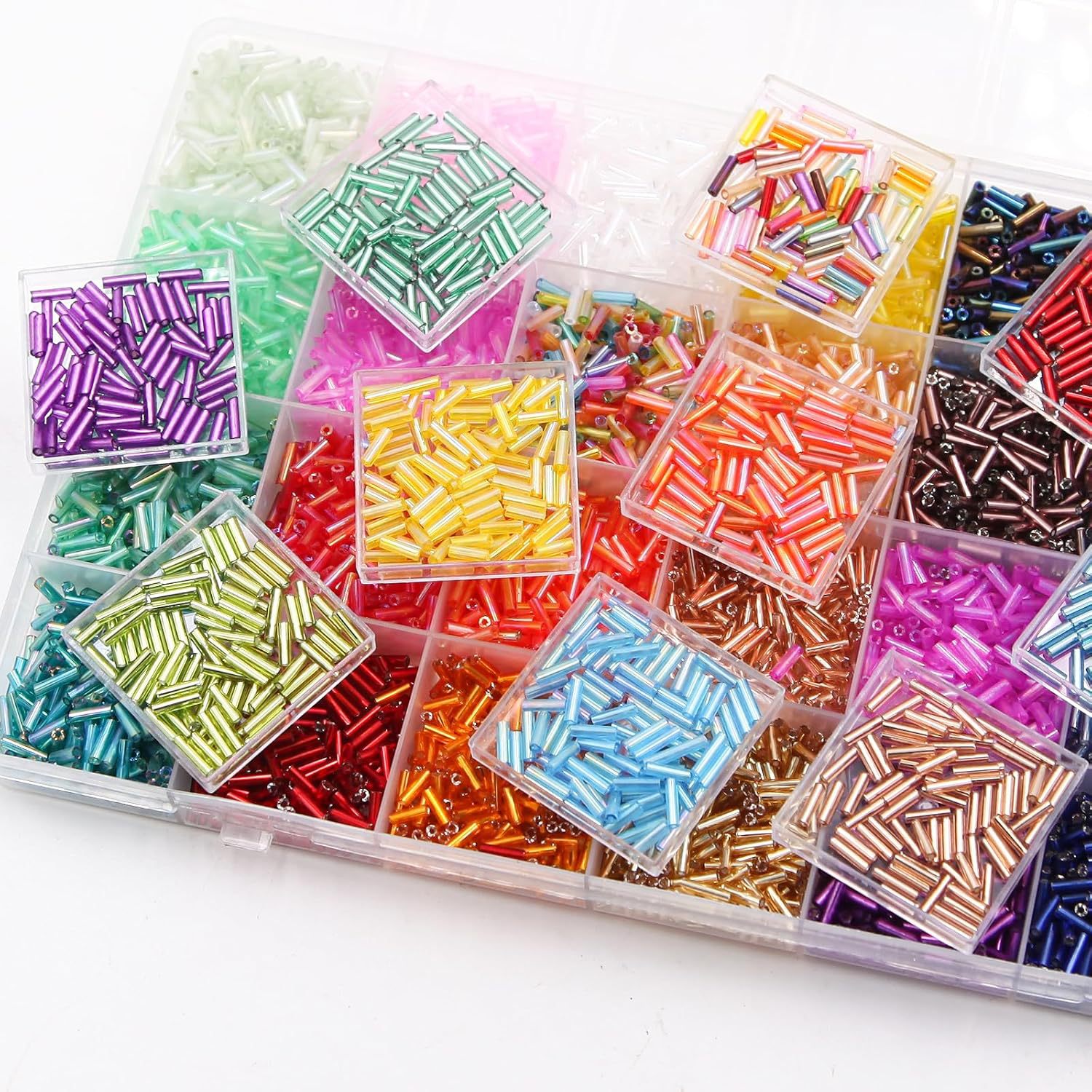 About 6720Pcs/Box 7mm 28 Color - Seed Bead Tube recensione e prezzo